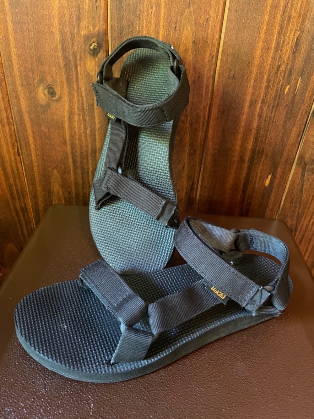 Teva Classic Black Outdoor Strap Sandals
